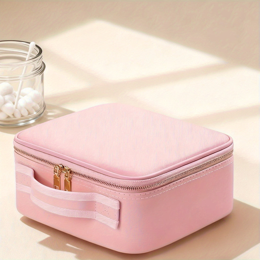 Diese extra große Make-up-Tasche ist, Schwarz für Kosmetika und professionelle Make-up-Künstler – Detailansicht 3