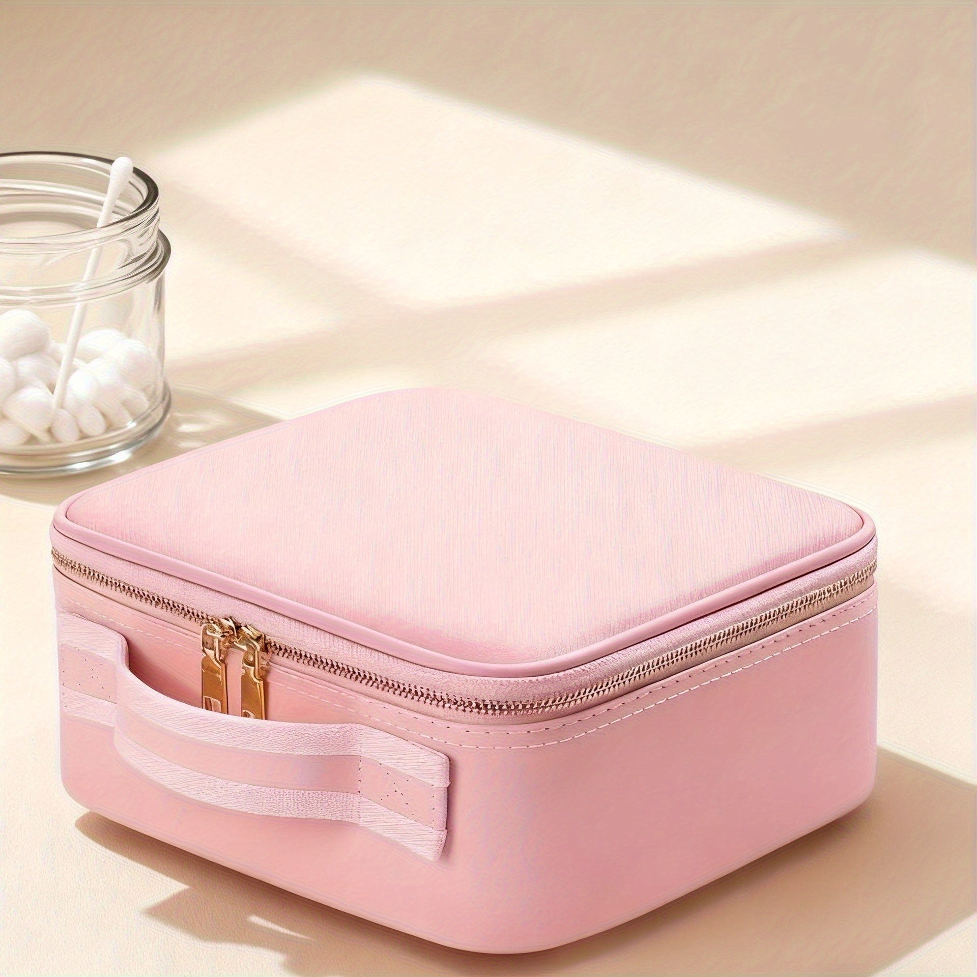 Diese extra große Make-up-Tasche ist, Schwarz für Kosmetika und professionelle Make-up-Künstler – Detailansicht 3