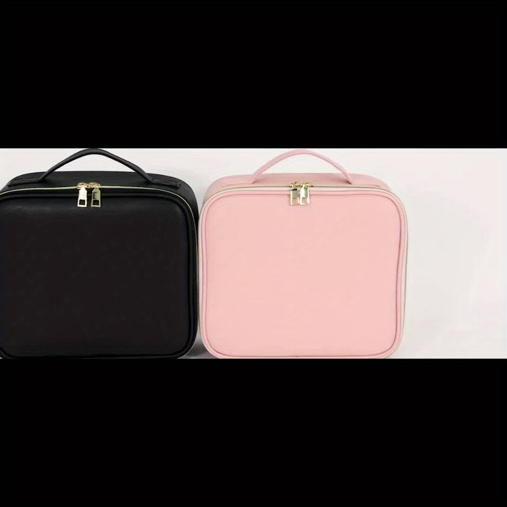 Diese extra große Make-up-Tasche ist, Schwarz für Kosmetika und professionelle Make-up-Künstler – Detailansicht 10
