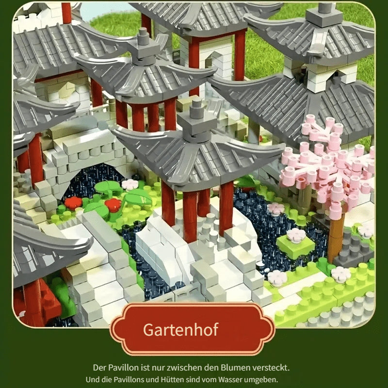 Dieses 3D-Baustein-Set präsentiert traditionelle für Garten und Terrasse – Hauptansicht