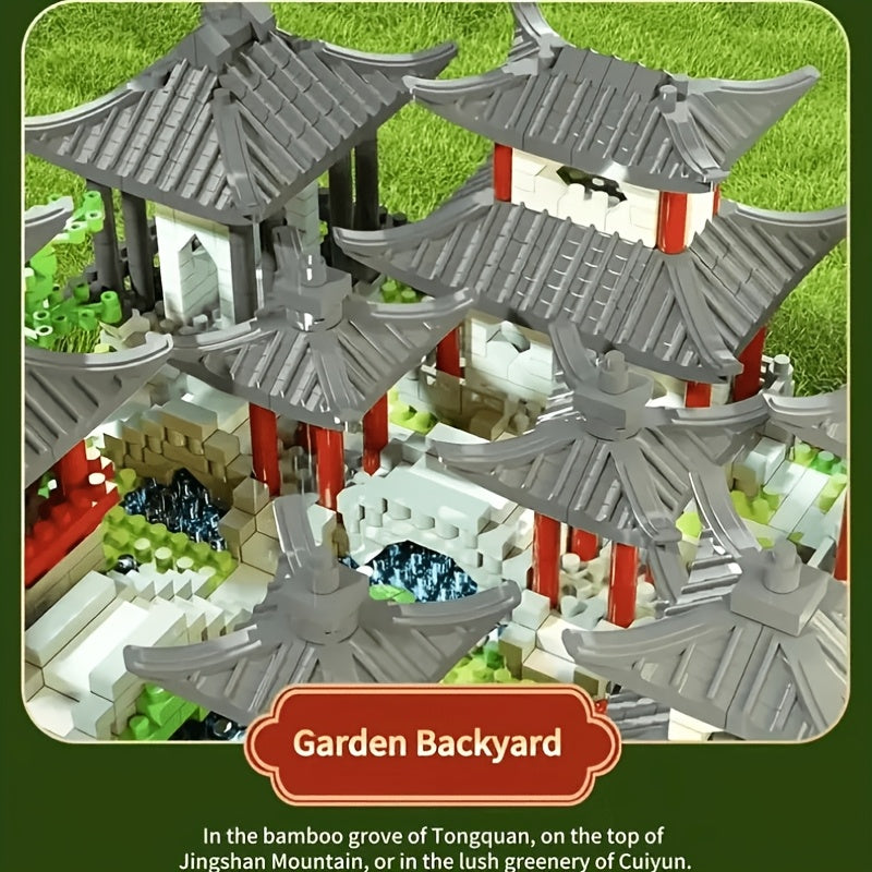 Dieses 3D-Baustein-Set präsentiert traditionelle für Garten und Terrasse – Detailansicht 3
