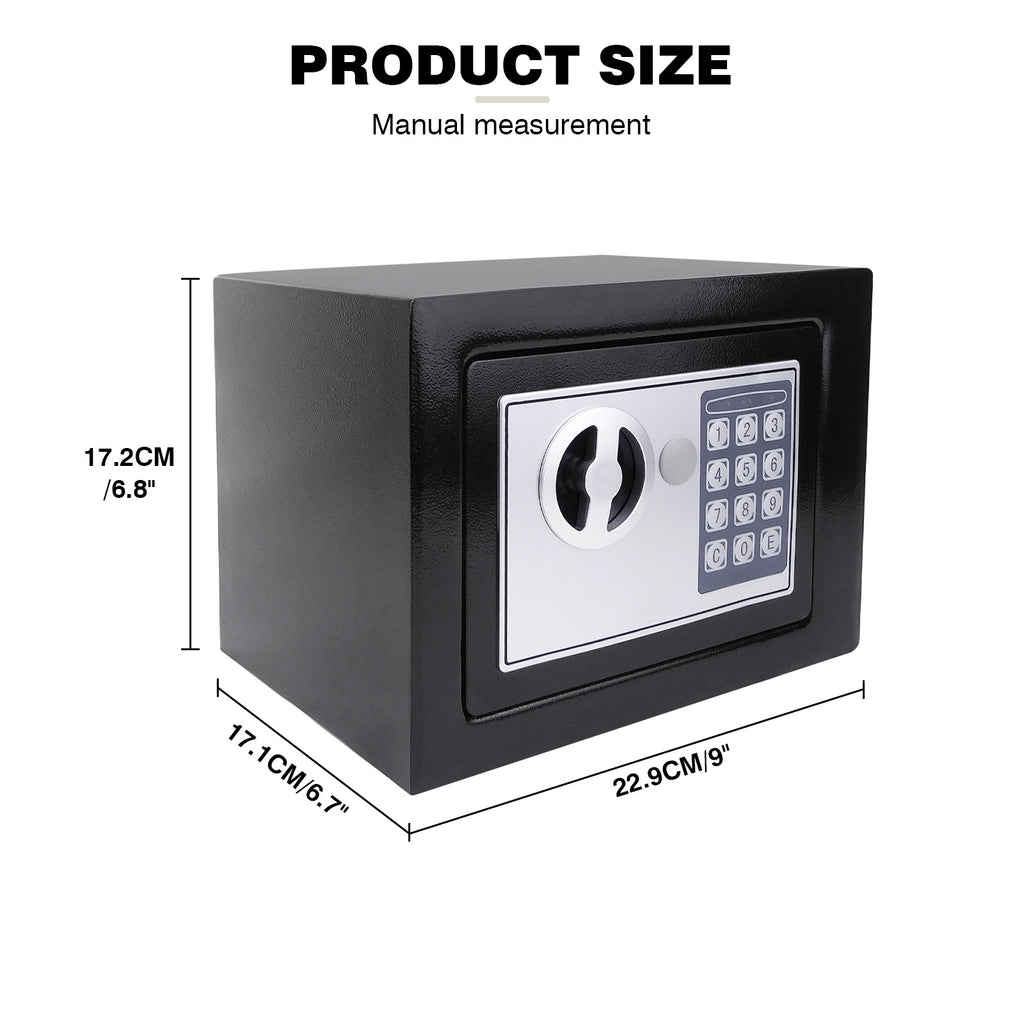 Digitale Tresor Elektronische Schrank Tresor, 4.6L-Schwarz für Büro und Homeoffice – Detailansicht 4