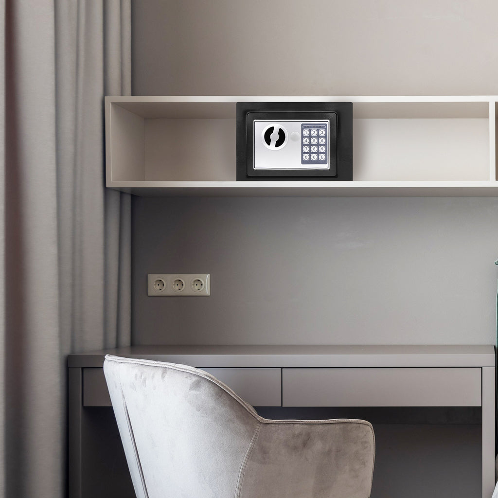 Digitale Tresor Elektronische Schrank Tresor, 4.6L-Schwarz für Büro und Homeoffice – Detailansicht 19