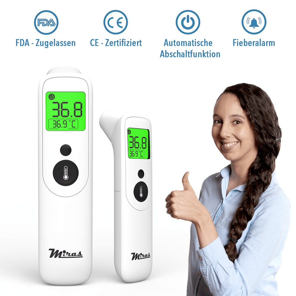 Digitales Fieberthermometer, Miras Fieberthermometer AOJ-20C für Pflege zu Hause und Alltag – Detailansicht 11