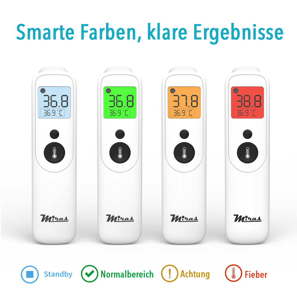 Digitales Fieberthermometer, Miras Fieberthermometer AOJ-20C für Pflege zu Hause und Alltag – Detailansicht 13