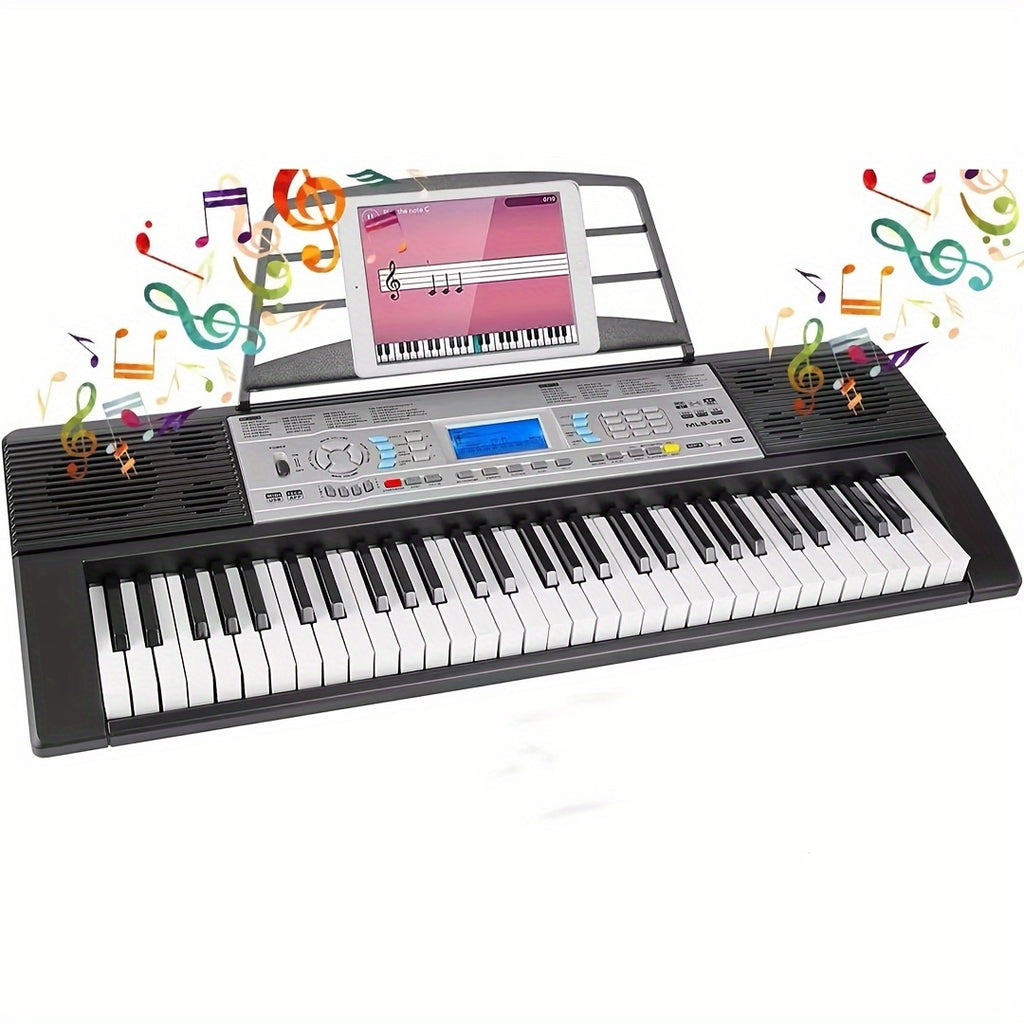 Digitalpiano, 61-Tasten-Keyboard mit E-Piano-Aufnahme- & für Kreativprojekte und Hobby – Hauptansicht
