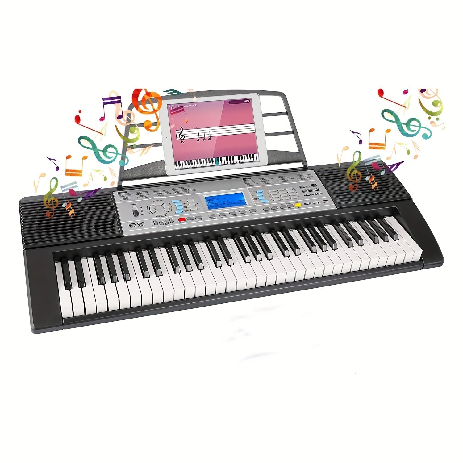 Digitalpiano, Elektronische Tastatur Nur für Hobby und Kreativprojekte – Detailansicht 8