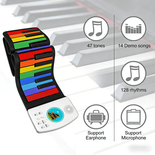 Digitalpiano, Farbe für Hobby und Kreativprojekte – Detailansicht 2