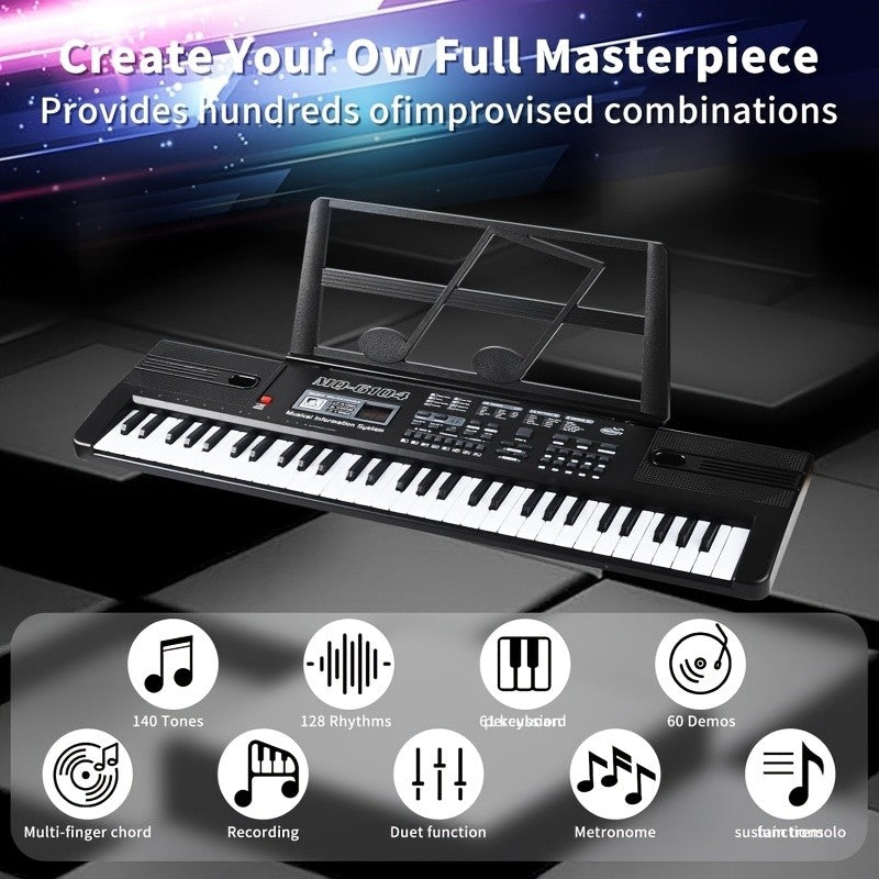 Digitalpiano, mit 16 Tönen für Hobby und Kreativprojekte – Detailansicht 11