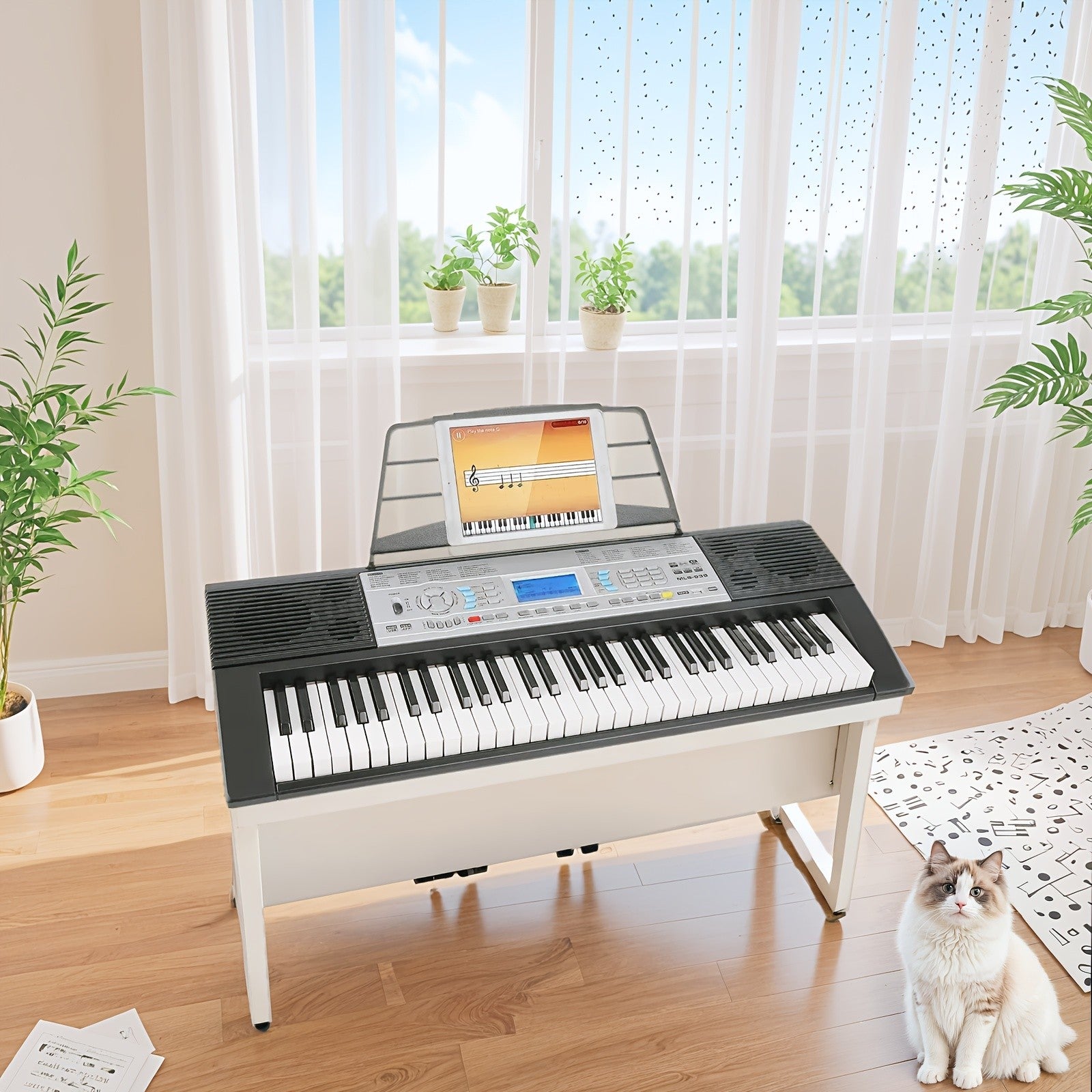 Digitalpiano, Schwarz für Kreativprojekte und Anfänger Profis – Detailansicht 8