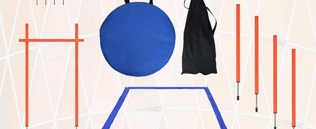 Dog Agility Equipment Set Hundetrainingsspielzubehör, Blau für Haustiere und Zuhause – Detailansicht 10