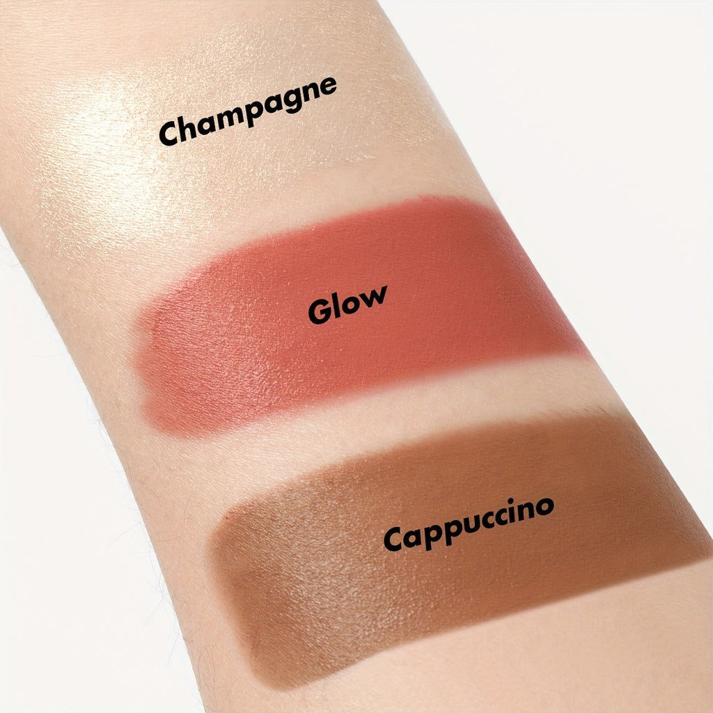 Drei-in-Eins Rouge, Glow+Cappuccino+Champagner für einen makellosen Look und Pflege zu Hause – Detailansicht 14