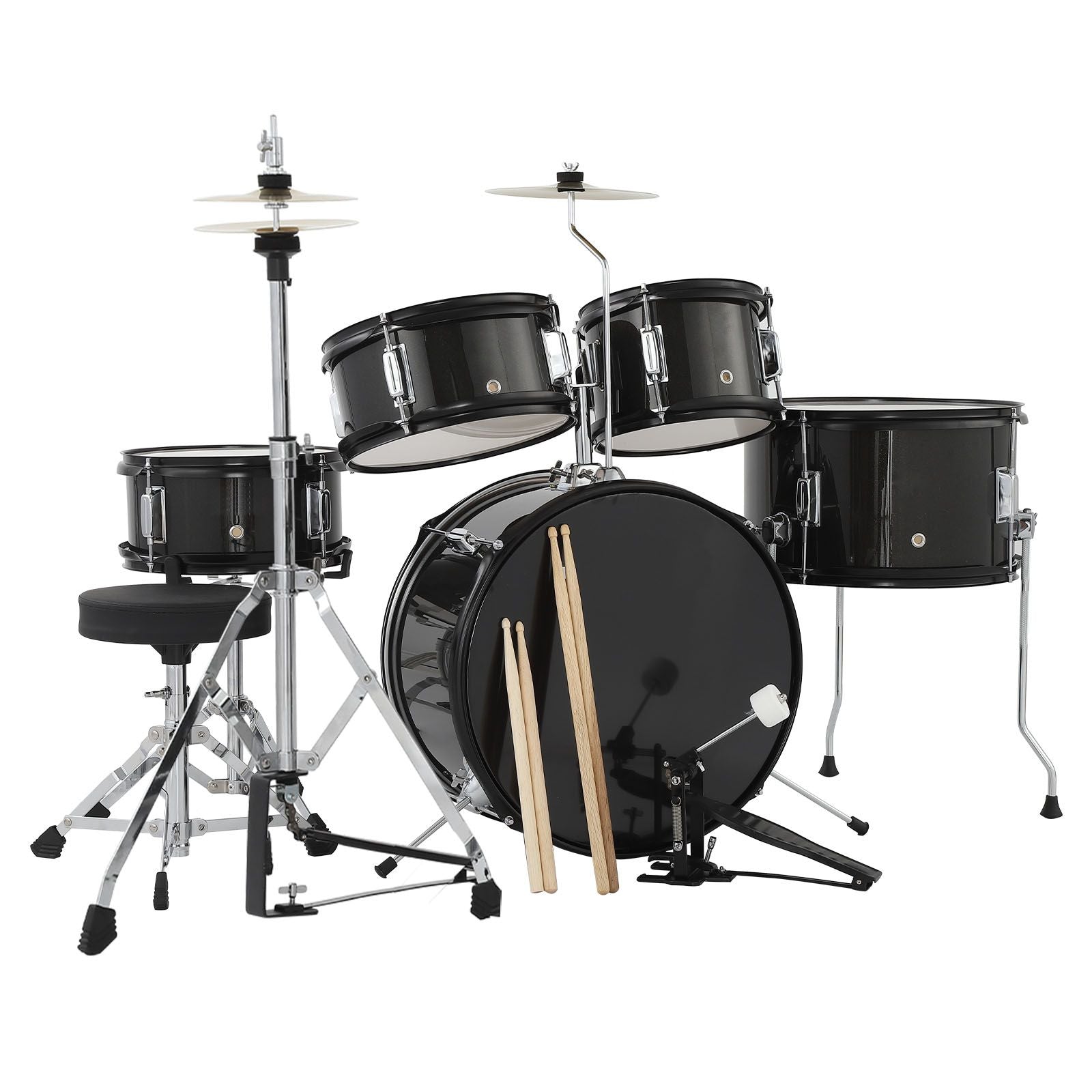 Dreifach Drum Set Musikalisch Spielen, Metall für Anfänger und Alltag – Detailansicht 2