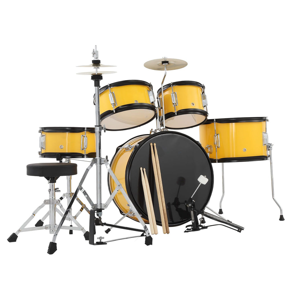 Dreifach Drum Set Musikalisch Spielen, Metall für Anfänger und Alltag – Detailansicht 6