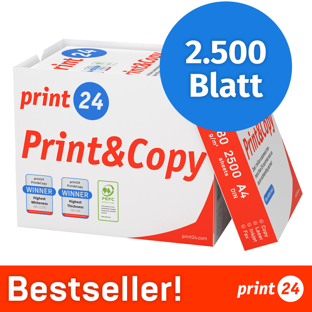 Drucker- & Kopierpapier, 5 x 500 für Alltag – Hauptansicht