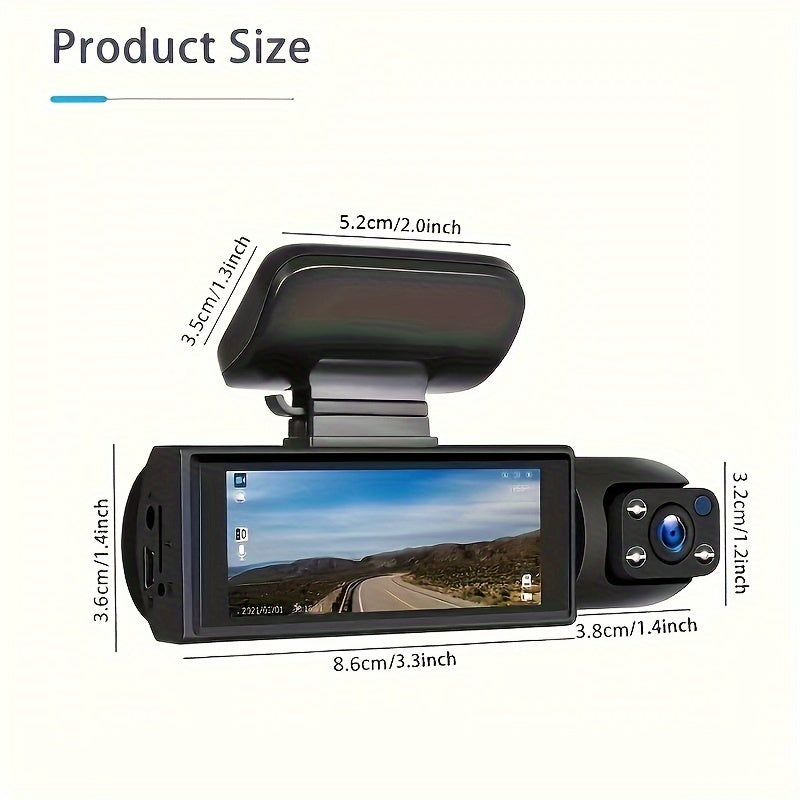Dual Dashcam, M8-Keine Karte für Fahrzeug und unterwegs – Detailansicht 8