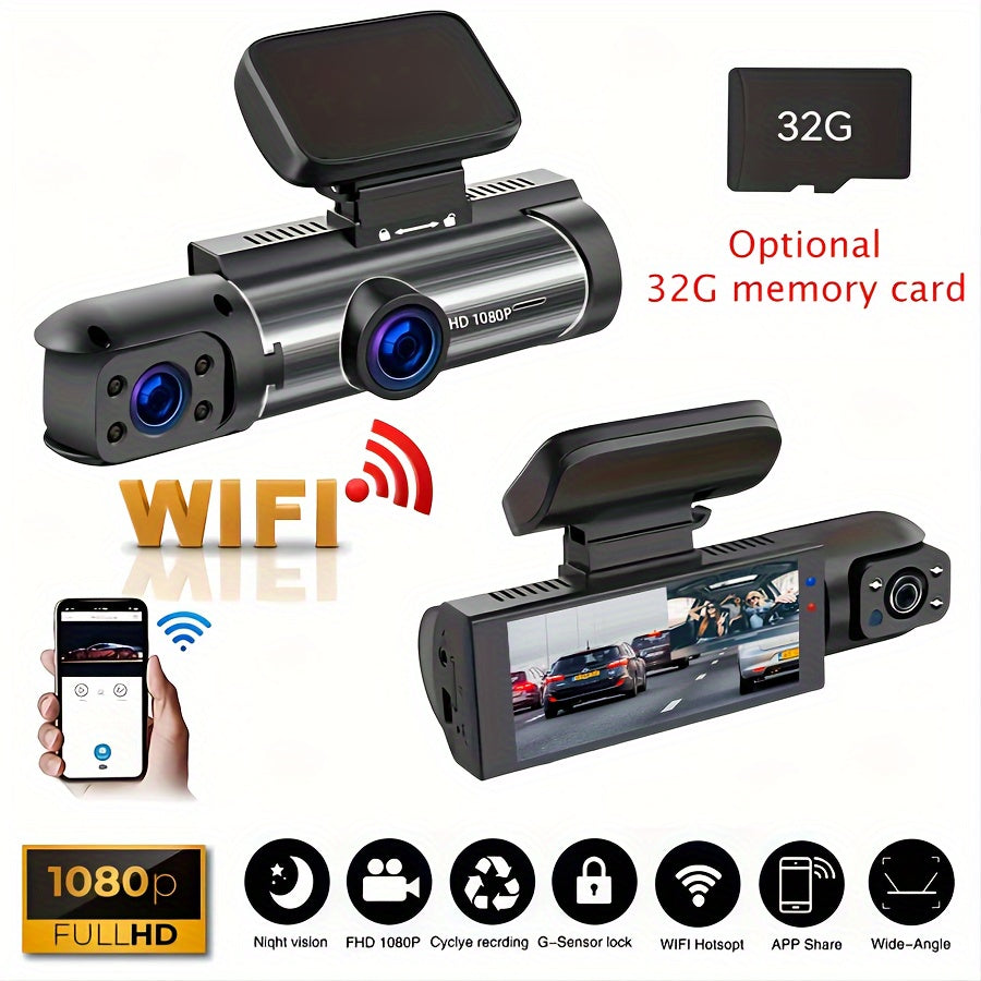 Dual Dashcam, M8-Keine Karte für Fahrzeug und unterwegs – Detailansicht 10