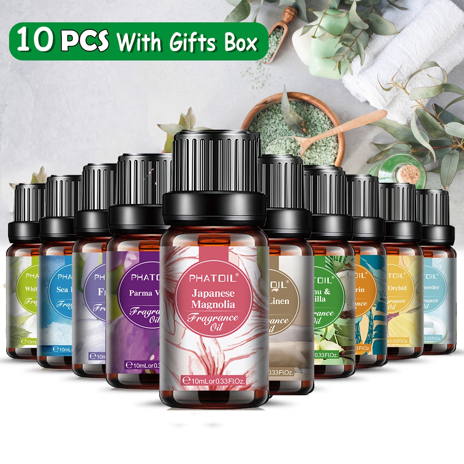 Duftstoffe, 10ml für Diffusor und Alltag – Hauptansicht
