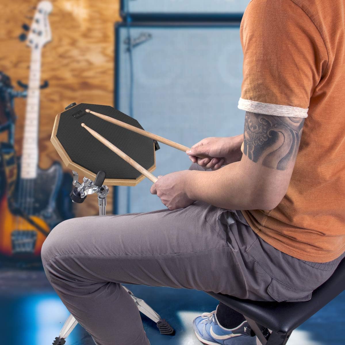Dumb Drum Übungs-Pad, 1 Satz für Alltag und Zuhause – Detailansicht 2