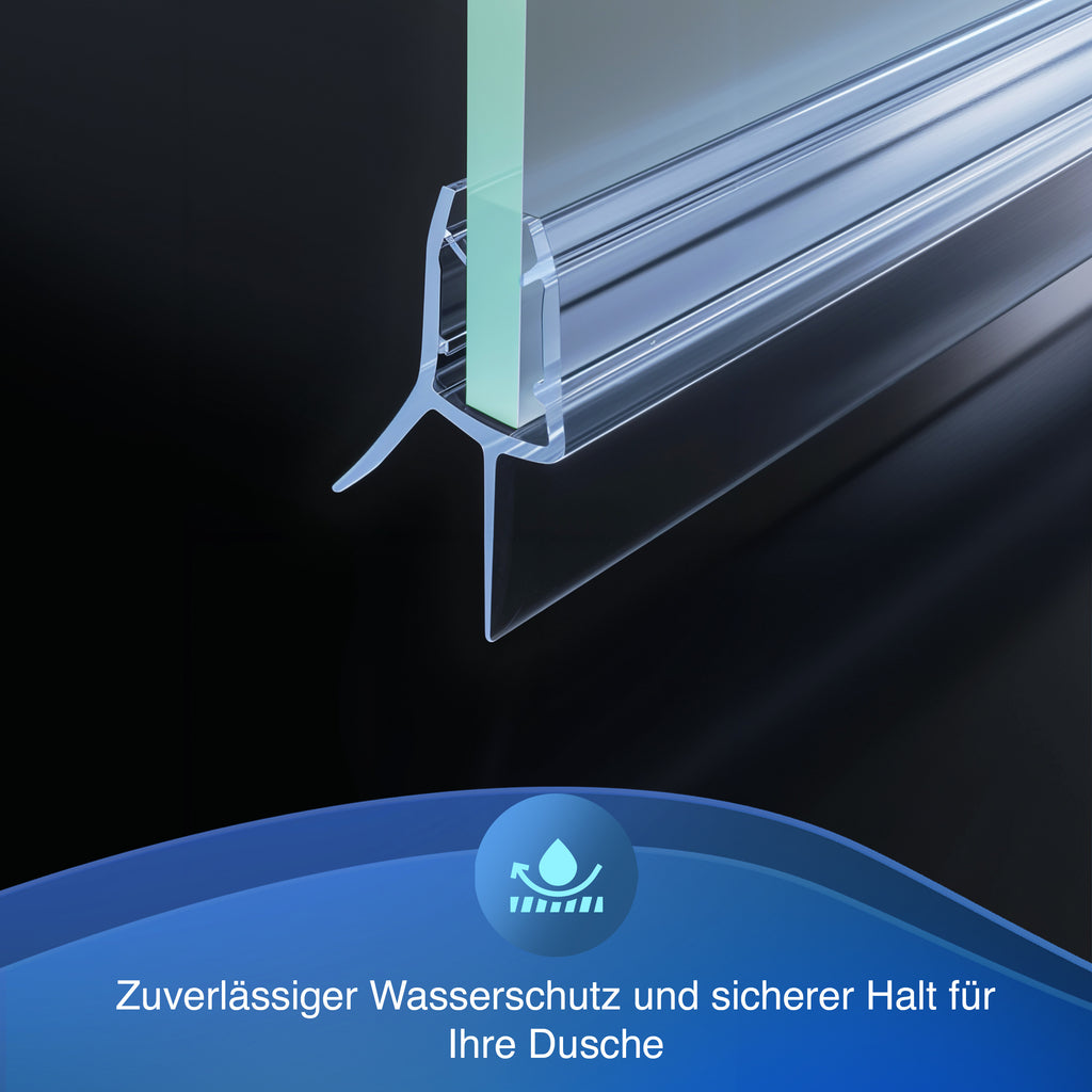 Duschdichtung für Glastüren (5-8mm), 80 cm für Badezimmer und Haushalt – Detailansicht 12