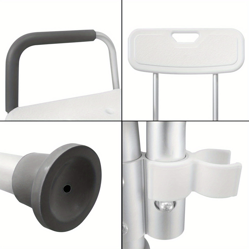 Duschklappsitz, Aluminium für Badezimmer und Haushalt – Detailansicht 4