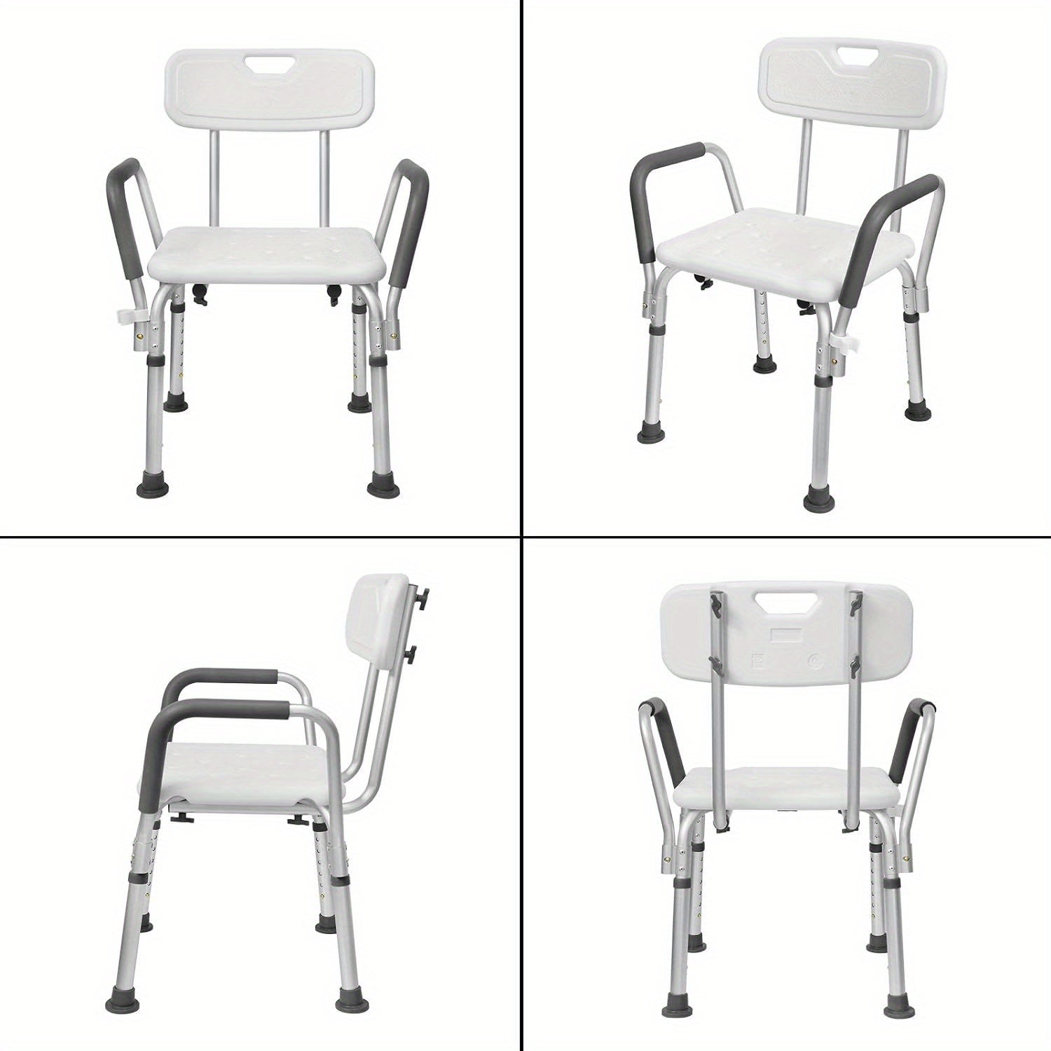 Duschklappsitz, Aluminium für Badezimmer und Haushalt – Detailansicht 8