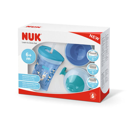 NUK 3-in-1 Trinklernset| 1x Action Cup |1x Trainer Cup Aufsatz|1x Magic Cup Aufsatz