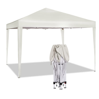 1 Stück Pop-Up Sonnenschutz-Faltpavillon, 3x3m, Sommer-Event-Pavillon, Gartenpavillon, Terrassenpavillon, Camping-Festival-Pavillon, höhenverstellbar, werkzeugfreie Schnellmontage, Oxford-Stoff mit Metallrahmen, stabile windfeste Konstruktion