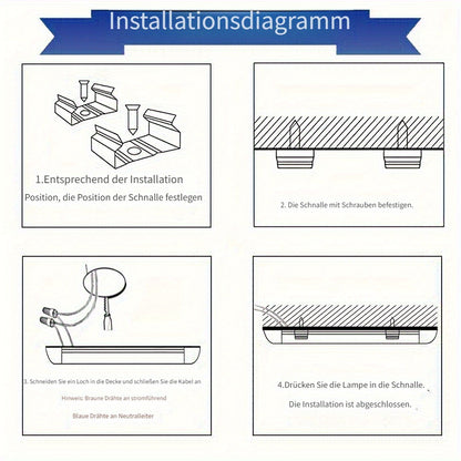 30cm 60cm 90cm 120cm LED Batten Tube Light Werkstattbeleuchtung LED Werkstattleuchte Arbeitsbank Garage Deckenleuchte LED Garagenleuchte Schrankleuchte Deckenleuchte Festverdrahtet für Büro Zuhause Keller, Kein Stecker, Kein Erdleiter Kaltweiß Naturweiß W
