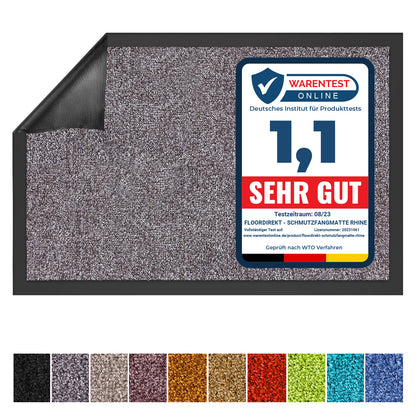 Schmutzfangmatte – Testsieger Preis-Leistung (Note 1,1) – Fußmatte für Innen & Außen – Robuster Türvorleger in vielen Größen und Varianten