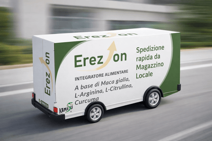Nahrungsergänzungskapseln für Männer mit Gelbem Maca + L-Arginin + L-Citrullin + Kurkuma - Hergestellt in Italien