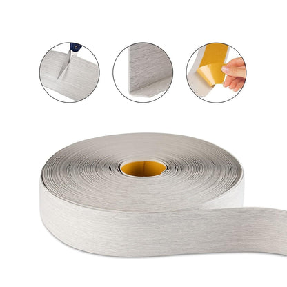 Sockelleiste Oslo – Selbstklebende Fußleiste 50 x 15 mm, 25 m Rolle, Flexible Knickleiste für Küche & Boden in vielen Farben