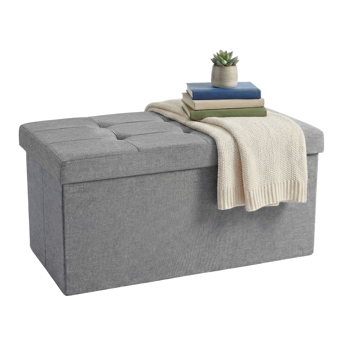 Sitzbank mit Stauraum, Sitztruhe, Bettbank, Aufbewahrungstruhe, für Wohnzimmer, Schlafzimmer, Flur