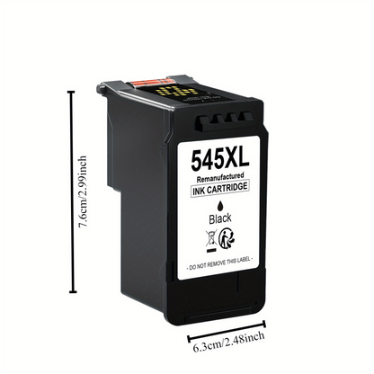 PG-545XL für Canon Druckerpatronen 545 XL Multipack Ersatz für Pixma MX495 TR4550 TS3150 TR4551 MG3050 MG2555s MX490 TS3151 MG2550s TS3350 MG2950 MG29500 S MG3051 Schwarz, 2er-Pack