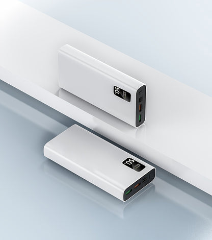 50000mAh Powerbank, LED-Ladeanzeige, Type-C Schnellladung, Hochkapazitäts-Super-Schnellladegerät, geeignet für Handys/Samsung/Android-Geräte, Outdoor-Notstrom-Akku mit abnehmbarem Design, Tragbares Netzteil,Schlankes Powerbank,Leichtes Ladegerät,Hochkapaz