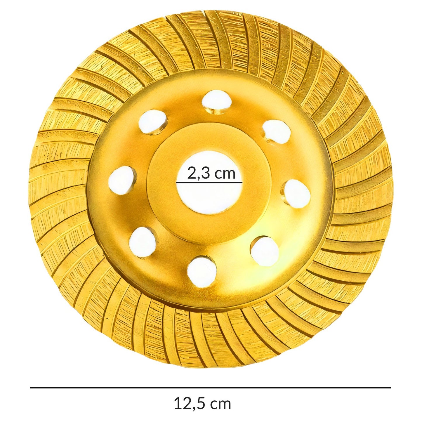2X Diamant-Retoo Handwerkzeuge, für Schleifen, Beton, Stein, Keramik, Asphalt, Lineare Geschwindigkeit 80M/S, Durchmesser 125mm, Diamantbeschichtete Scheibe, Diamantschnitte, Präzises Schleifen, Hohe Festigkeit, Speziell für Bau-Materialverarbeitung, Schl