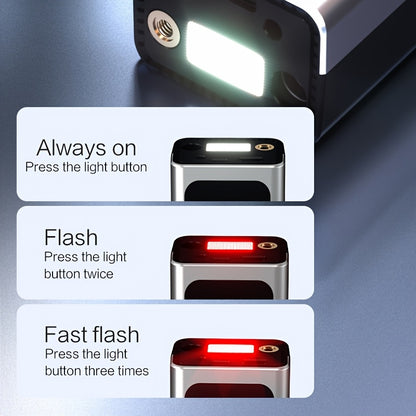 150 PSI Kabellose, tragbare Reifenfüllpumpe mit Digitalanzeige und LED-Licht, USB-C Wiederaufladbarer Luftkompressor - Schnelles Aufpumpen von Autos, Fahrrädern, Motorrädern, Bällen usw., Tragbares Reifenfüllwerkzeug, Outdoor-Reiseausrüstung