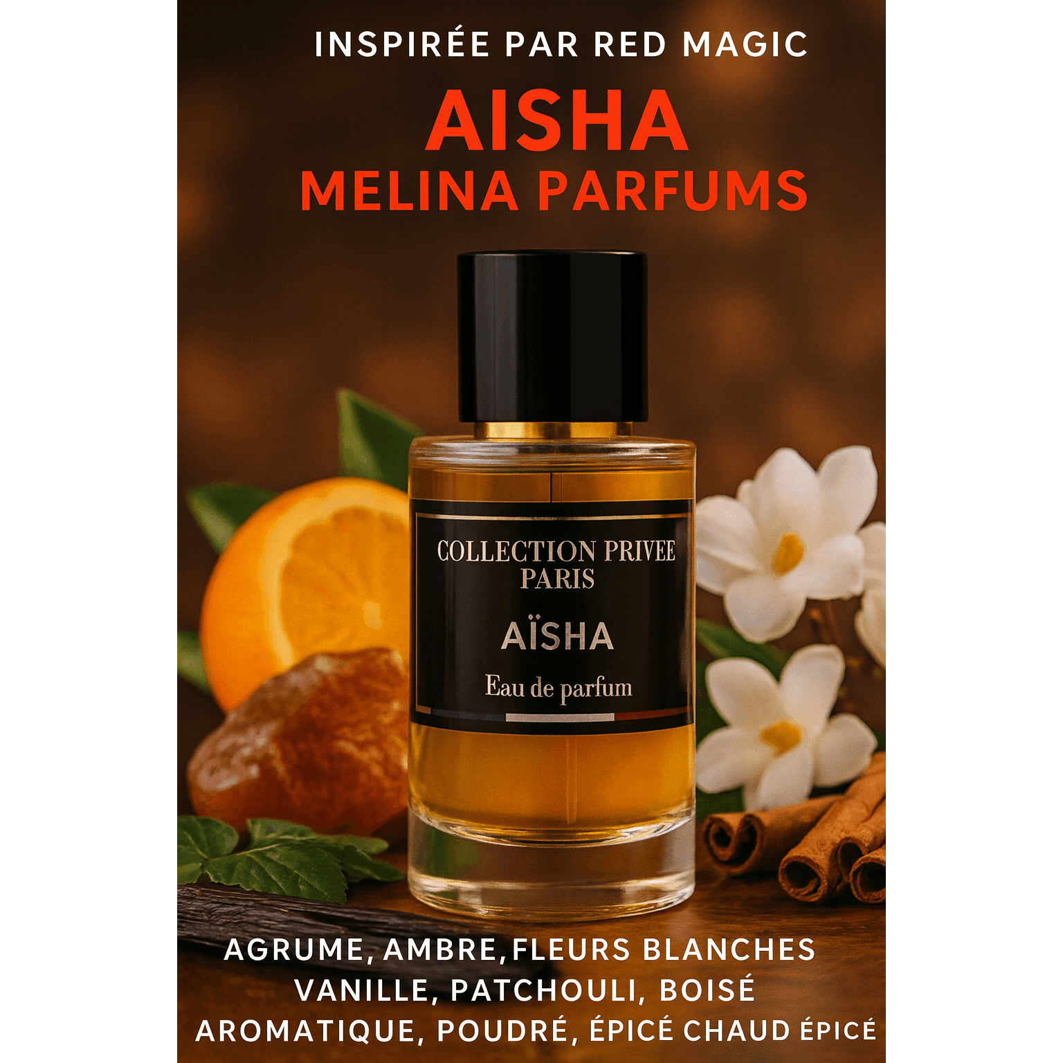 Eau de Parfum, Aisha Mixed für Alltag und besondere Anlässe – Hauptansicht