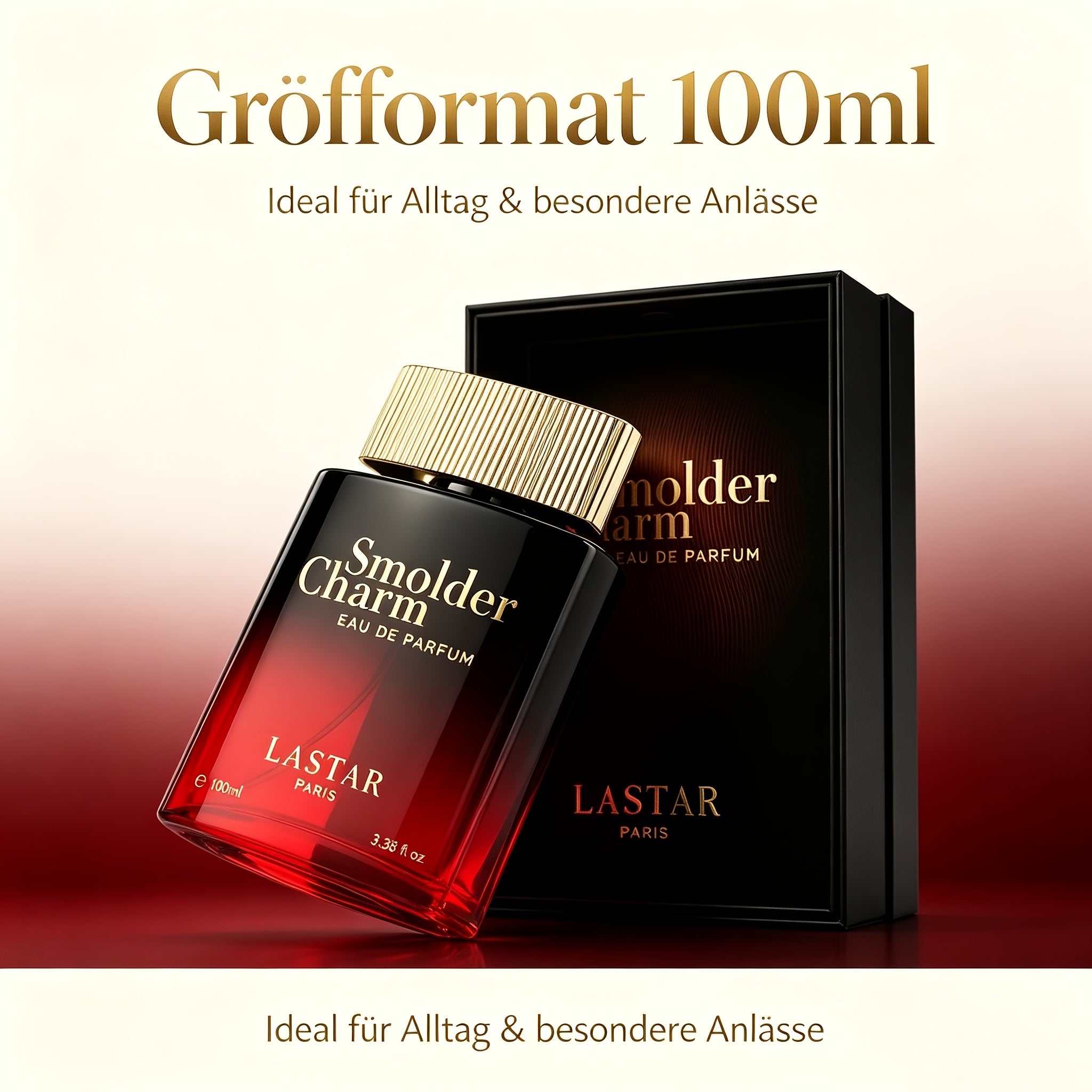 Eau de Parfum, LASTAR Ambery Würziges Herrenparfum für Alltag – Detailansicht 3