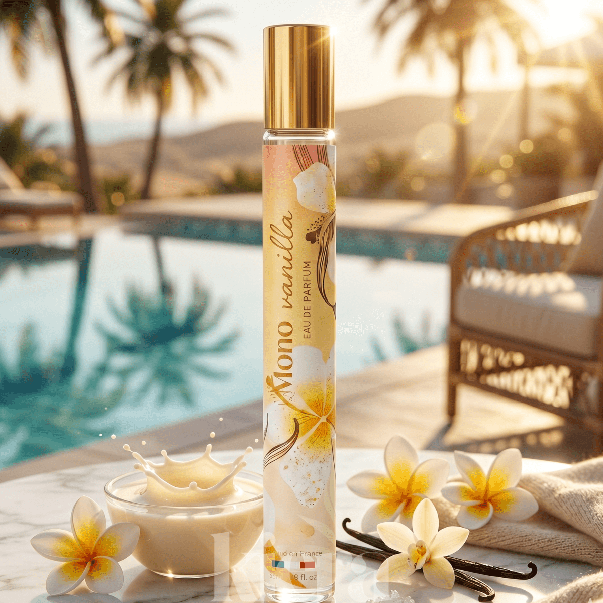 Eau de Parfum, Taschenduft - Monoy Vanilla für Alltag – Detailansicht 2