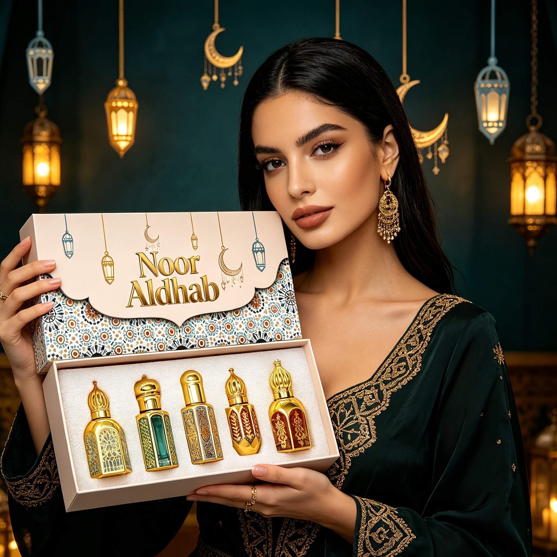 Eau de Toilette, Fünf einzigartige Düfte Arabisches Ätherisches für Alltag und besondere Anlässe – Hauptansicht