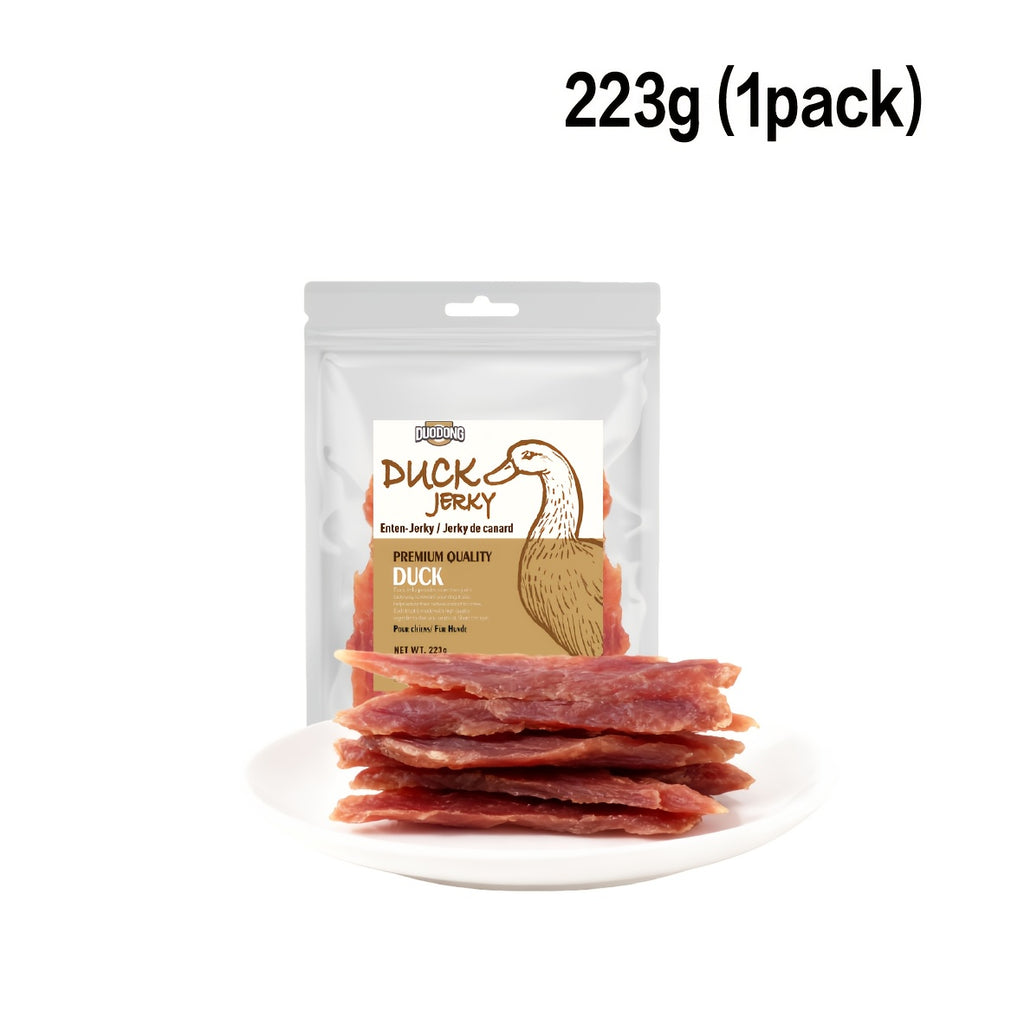 Echte Entenbrust-Jerky-Hundeleckerlis, 446g (2 x 223g Packungen) für Haustiere und Zuhause – Detailansicht 8