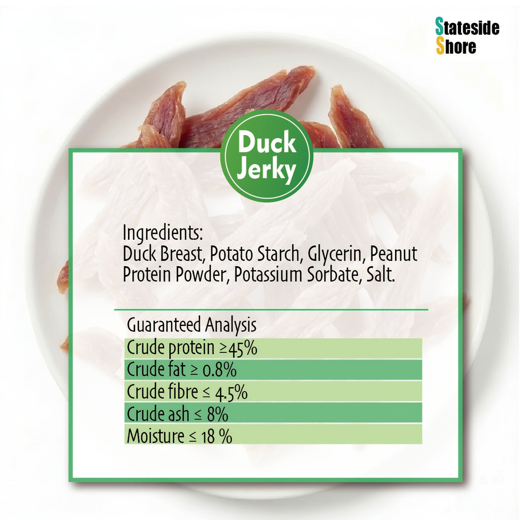 Echte Entenbrust-Jerky-Hundeleckerlis, 446g (2 x 223g Packungen) für Haustiere und Zuhause – Detailansicht 14