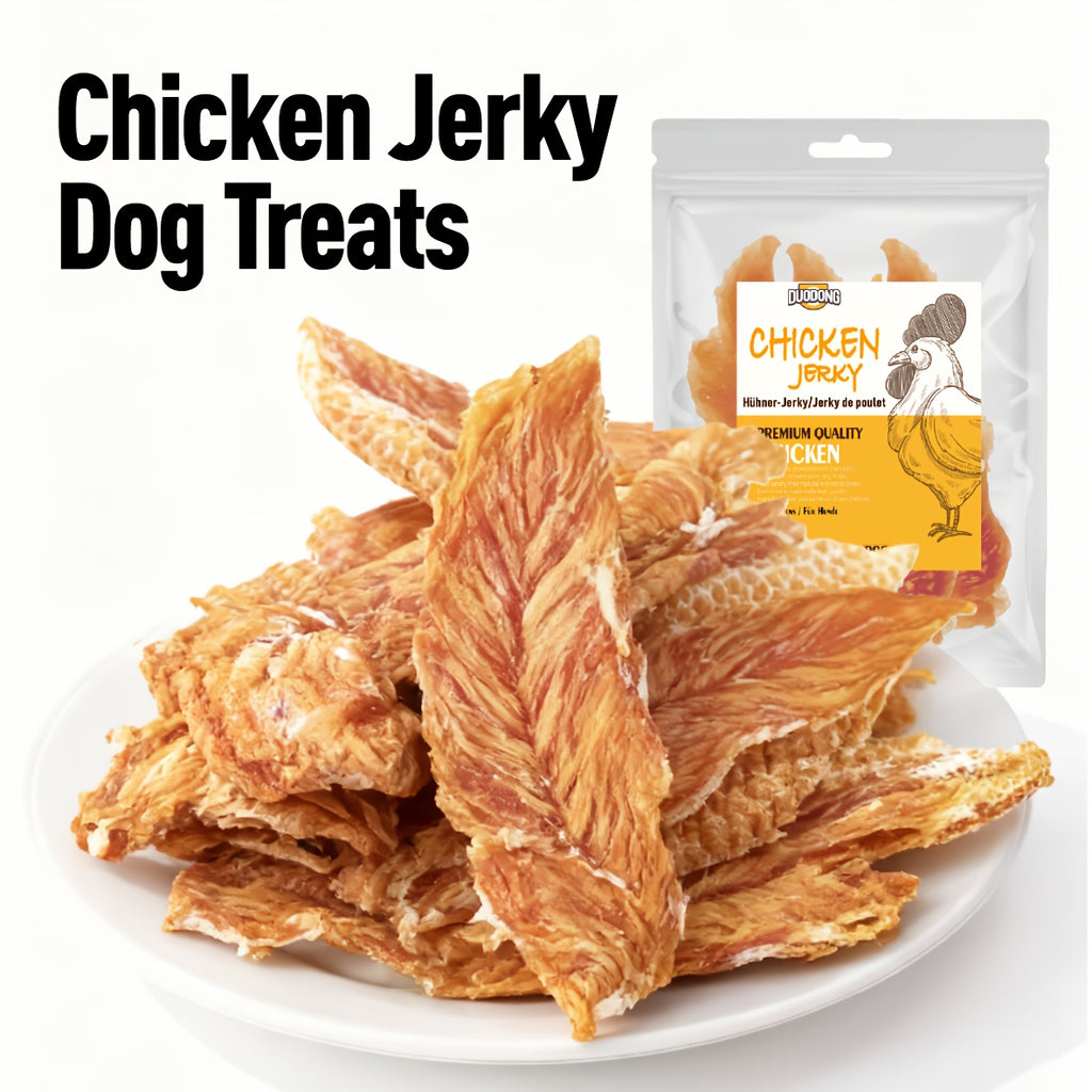 Echter Hähnchenbrust-Jerky-Hundeleckerbissen, 446g (2 x 223g Packungen) für Haustiere und Zuhause – Detailansicht 9