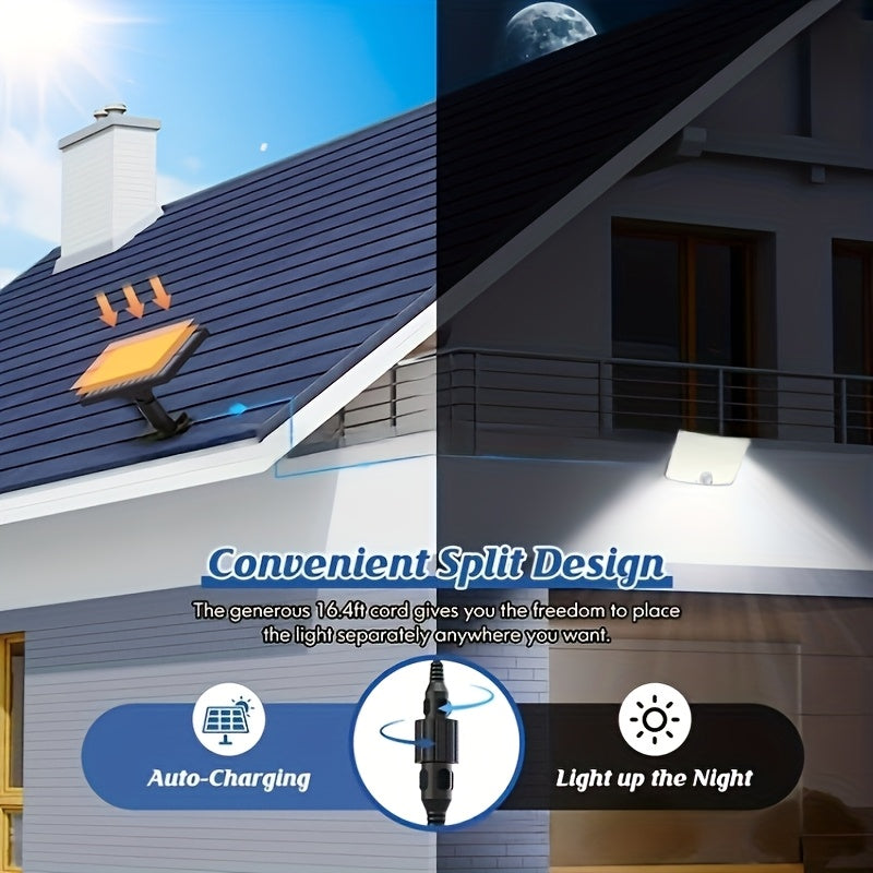ED Solarleuchten Außenwandleuchten, LED-Beleuchtung für Garten und Terrasse – Detailansicht 7