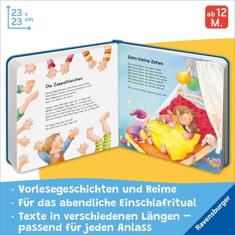 Mein erstes großes Gutenacht Buch - Buch - Sandra Grimm - 36 S. - Deutsch - 2025 - Ravensburger Verlag - EAN 9783473421589