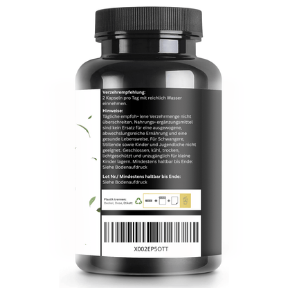 Shilajit Kapseln mit Huminsäure & Spurenelementen – 1300 Mg pro Portion – 180 vegane Kapseln – Shilajit Mumijo Supplement für Erwachsene
