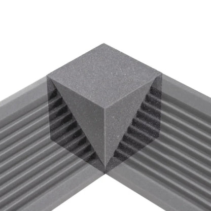 1 Stk. Akustische Eckpaneele für Bassfallen, Würfel-Bassfalle 20 cm, Geräuschreduzierung in Räumen, Verbindung von Bassfallen für die Eckeninstallation, akustische Isolierung, für den Studiogebrauch