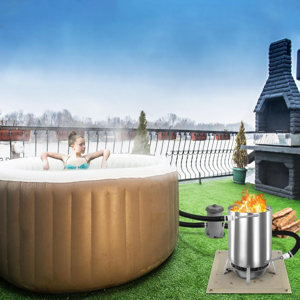 Edelstahl-Poolheizungseimer, 1Stk für Poolheizung BBQ und Alltag – Detailansicht 8