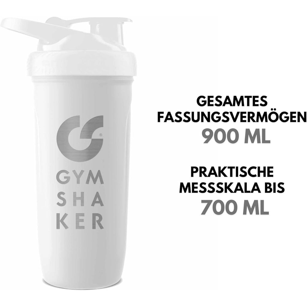 Edelstahl Protein Shaker, 900ml für cremige Shakes und Alltag – Detailansicht 11